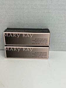 MARY KAY GEL SEMI-MATTE LIPSTICK Poppy Please 089645 Lot of 2 - Picture 1 of 2