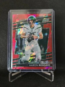 Aaron Rogers 2024 Panini VIP 'Ghiaccio Rosso' #erd 012 di 149 Parallelo #4 - Foto 1 di 2