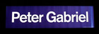 orig. 1986-dated Genesis PETER GABRIEL **Record Store Poster** Geffen Records
