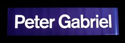 orig. 1986-dated Genesis PETER GABRIEL **Record Store Poster** Geffen Records - Image 1 of 4