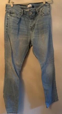 Five Four Jeans W38 Relajado Desteñido Lavado Denim Hombre Los Angeles Foto 1 de 4