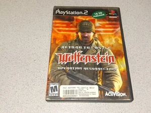 Return Castle Wolfenstein Operation Resurection Sony PlayStation 2 gioco PS2 2003 - Foto 1 di 3