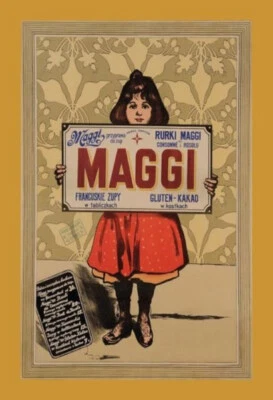 Blechschild 20x30 MAGGI Würze Werbung historisch Küche Deko Sammler Geschenk - Bild 1 von 3