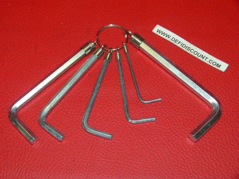 Jeu 6 clés Allen 2,3,4,5,6,7mm  - Photo 1/1