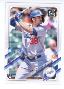 2021 TOPPS UPDATE DJ PETERS RC  ROOKIE #US11 LOS ANGELES DODGERS QUANTITY