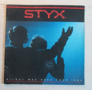 VINTAGE 1983 STYX KILLROY WAS HERE TOUR PROGRAM TOUR CONCERT BOOK - Picture 1 of 2