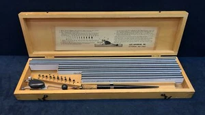 Lutz Superdyne Set Tracciamento Lettere in Scatola di Legno Cernierata Include Modelli - Foto 1 di 8