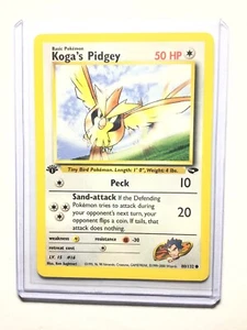 KOGA’S PIDGEY - 1ª Edición Gym Challenge - 80/132 - Común - Pokemon - Casi Nuevo - Imagen 1 de 1