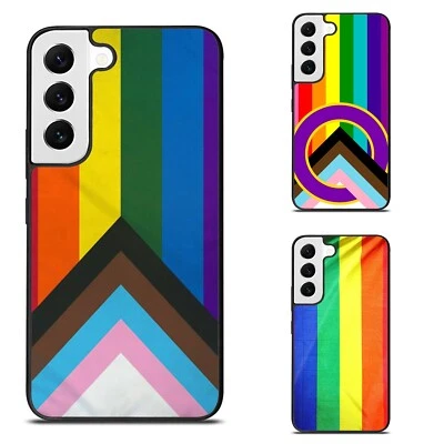 Progress Pride Rainbow Flag Trendy Cover For Samsung A12 A13 A14 A15 A16 A54 A71 - Image 1 of 4