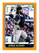 2020 Topps Big League Orange 🍊Jorge Alfaro #118 Miami Marlins