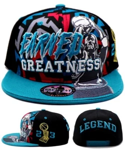 Mütze Kappe Chicago New Greatest 23 Earned Jordan Bulls türkis pink schwarz Ära Druckknopflasche - Bild 1 von 8