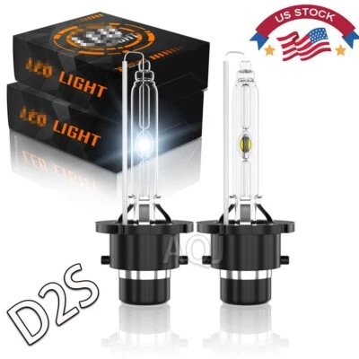 For Volvo S60 S80 V70 XC70 XC90 2004-2006 D2R LED Headlight Bulbs 6000K White - Image 1 of 4