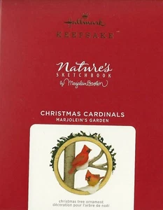 HALLMARK KEEPSAKE 2021 Christmas Cardinals Marjolein Bastin's Garden NEW - Picture 1 of 2