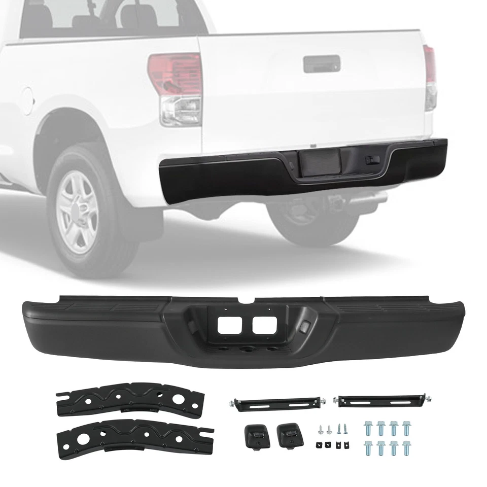 Conjunto completo de para-choque traseiro revestido a pó para Toyota Tundra 2000-2006 - Imagem 1 de 4