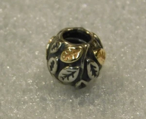 Pandora Tree of Life Bead Charm, Sterling Silver & Gold Leaves, 790429, S925 ALE - Picture 1 of 4
