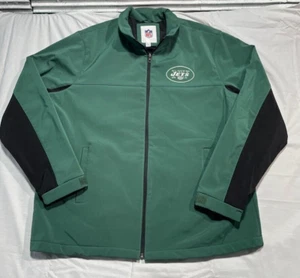 New York Jets Football Jacket Mens XL Embroidered Logo Tech Performance Full Zip - Picture 1 of 12
