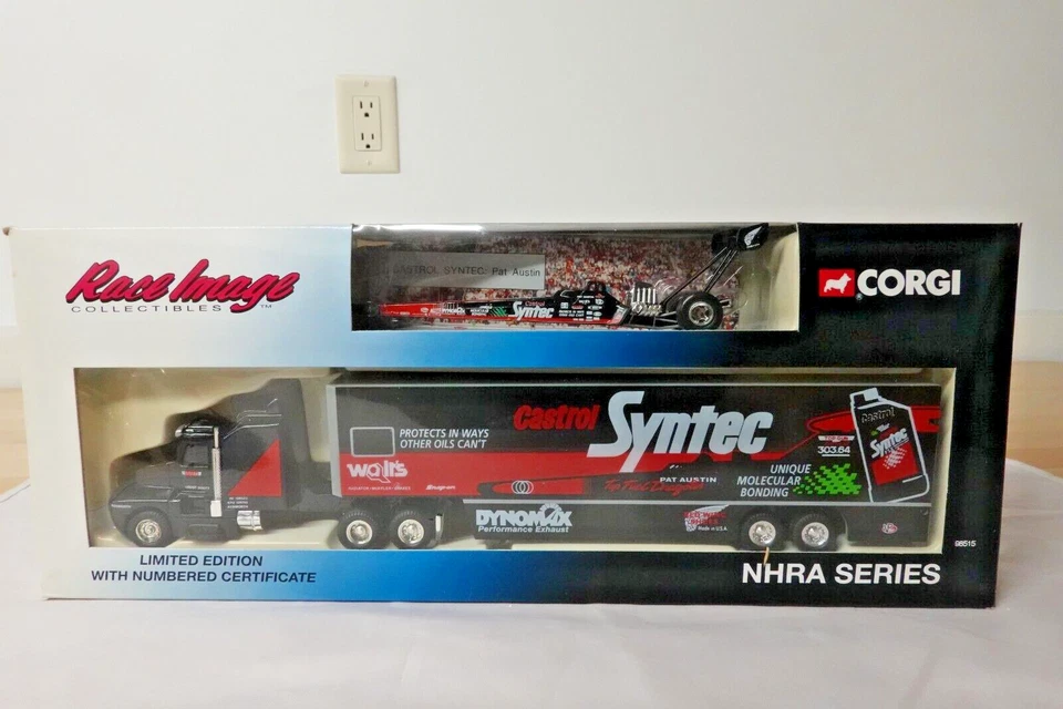 CORGI 98515 RACE IMAGE CASTROL SYNTEC PAT AUSTIN NHRA SERIES 1:64 SCALE - Image 1 of 4