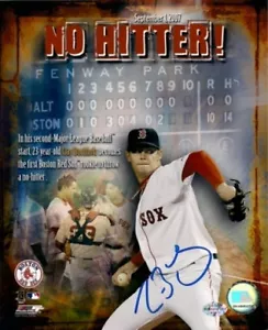 Clay Buchholz Boston Red Sox signed no hitter 8x10 COA - Picture 1 of 1