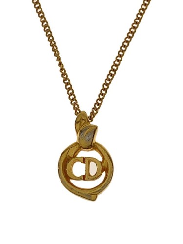 Collana Christian Dior con strass placcati GLD donna