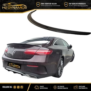 GLOSS BLACK REAR SPOILER FOR MERCEDES E CLASS 2DR COUPE C238 E63S AMG 2016-2019 - Picture 1 of 10