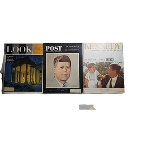 John F Kennedy Magazines 3 Magazines - Picture 1 of 7