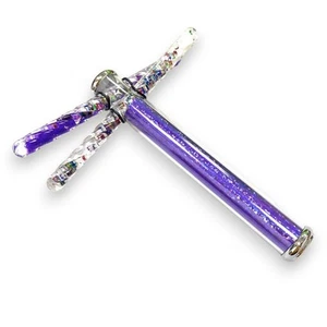 KaleidoscopeX Dual Glitter Wand Kaleidsocope Two Glitter Teeny Wands Crossing... - Picture 1 of 8