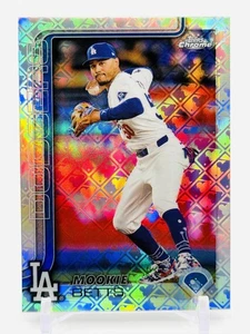 MOOKIE BETTS - SP LOGOFRACTOR #50 - 2025 Topps Chrome LOS ANGELES DODGERS - Bild 1 von 2