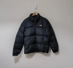 The North Face 700 Fill Down Black Puffer Jacket Large - Picture 1 of 11