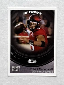 Patrick Mahomes II 2017 Sage Hit Premier Draft In Focus Rookie - Chiefs - Bild 1 von 2