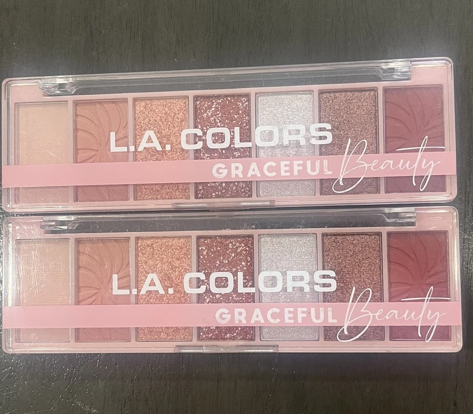 L.A. Colors Graceful Beauty Eyeshadow Palette Lot of 2 *NEW* - Image 1 of 1