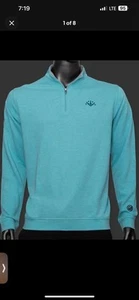 Scotty Cameron 1/4 Zip Pullover 7 Point Crown Radiant Blue Masters Release XXL - Picture 1 of 7