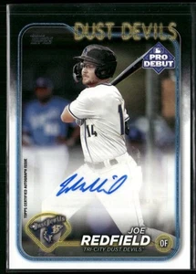 2024 Topps Pro Debut #PD-5 Joe Redfield Autographs - Picture 1 of 2