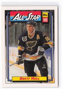 1992-93 Topps Brett Hull #260 St. Louis Blues - Imagen 1 de 2