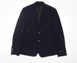 Blazer River Island Hombre Azul 40R Formal - Imagen 1 de 12