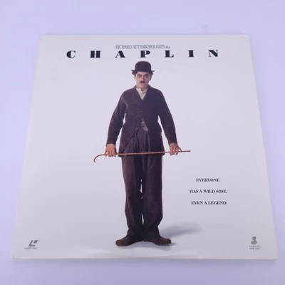 Chaplin LaserDisc Robert Downey Jr Richard Attenborough 1992 Biopic Film EX - Image 1 of 4