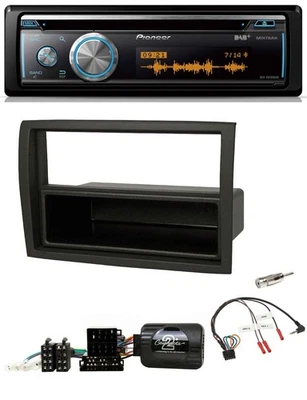 Pioneer Lenkrad DAB USB CD Bluetooth Autoradio für Fiat Ducato 2012-15 schwarz - Bild 1 von 4
