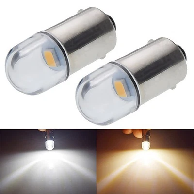 BA9S 233 T4W Positive Ground  Warm White Classic Car LED Sidelight Bulb 12V 6V - Image 1 of 4