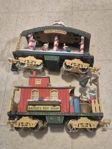 Nuovo Bright Holiday Express treno animato auto ballerina di caramelle negozio di giocattoli di Babbo Natale - Foto 1 di 13