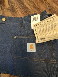 Vintage Carhartt Double Knee Jeans 42 x 30 WU138 Cotton Work Logger Union USA 94 - Bild 1 von 10