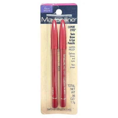 New Vintage Maybelline Expert Eyes Twin Brow & Eye Pencil Auburn 59TC-05 - Image 1 of 2