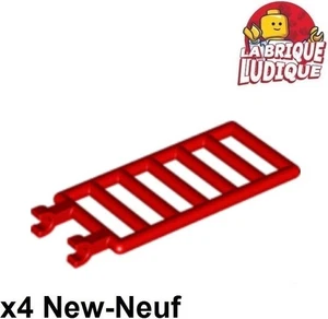 LEGO 4x BAR Gitter Sprossen Schranke Skala Leiter 7x3 Rot/Red 6020 Neu - Picture 1 of 1