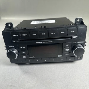 2007 2014 Chrysler Dodge Jeep AM FM Radio CD Player Aux RES OEM P05091111AC - Picture 1 of 10