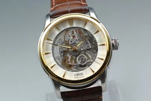 [N Caja Papel Como Nuevo] Reloj Automático Hombre ORIS 7670 Artelier Esqueleto Cuadrante 41mm - Imagen 1 de 13