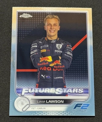 2022 Topps Chrome Formula 1 - F2 Racers Future Stars Liam Lawson #81 (RC) - Image 1 of 2