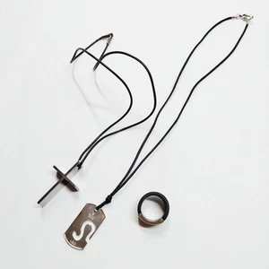SIN TARIFA Gucci Collar Anillo 3 Set Plata Plata 1638223 - Imagen 1 de 10
