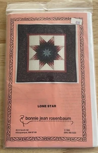 Lone Star Quilt Pattern By Bonnie Jean Rosenbaum - Picture 1 of 2