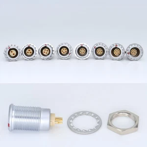 0B EGG 2-12Pin Push Pull Quick Lock Circular Rear Nut Receptacle EGG.0B.30* - Picture 1 of 20