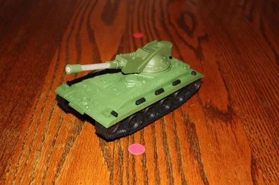 Vintage MPC Army T-92 Swivel-Turret Tank with Black Tracks - Andy Gard, Marx - Image 1 of 4