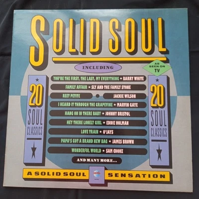Solid Soul : Compilation Vinyl LP Al Green, Marvin Gaye, James Brown, Sam Cooke - Image 1 of 4