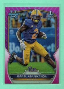 2022 Bowman U Chrome Israel Abanikanda #95 1st Bowman Pink Refractor - Bild 1 von 2